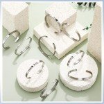 30 Pcs Inspirational Silver Cuff Bracelets Set