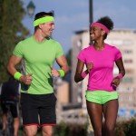 80s Neon Headbands and Wristbands Set – 72 Pieces