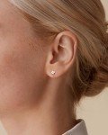 14K Gold Moissanite Stud Earrings for Everyone