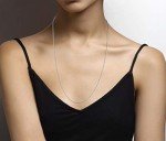 Miabella 925 Sterling Silver Braided Rope Necklace