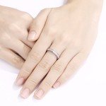 Stackable CZ Wedding Band Ring for Women