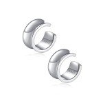 Adjustable 925 Sterling Silver Huggie Ear Cuffs