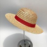 Luffy Straw Hat & Jewelry Set - 3 Pieces