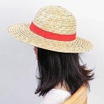 Luffy Straw Hat & Jewelry Set - 3 Pieces