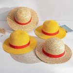 Luffy Straw Hat & Jewelry Set - 3 Pieces