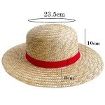 Luffy Straw Hat & Jewelry Set - 3 Pieces