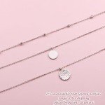 Multi Layered Sterling Silver Choker Necklace for Women