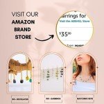 Dainty Heart Garnet Necklace and Earring Set