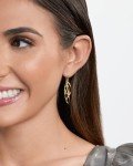 MILLA Teardrop Designer Earrings in Silver or Gold