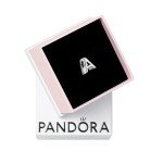 Pandora Silver Letter A Charm for Bracelets