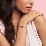 Pandora Silver Letter A Charm for Bracelets