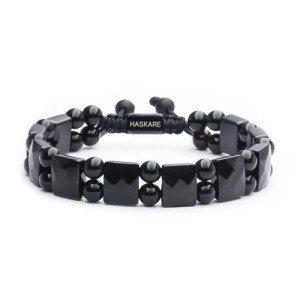 Black Obsidian Healing Stone Bracelet for Men