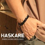Black Obsidian Healing Stone Bracelet for Men