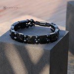 Black Obsidian Healing Stone Bracelet for Men