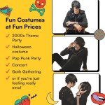 Emo Costume Set for Men - 2000s Goth Vibe