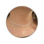 Annika Bella Sterling Silver Rope Choker Necklace