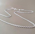 Annika Bella Sterling Silver Rope Choker Necklace