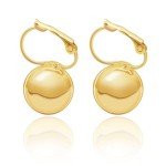 14K Gold Plated Ball Drop Earrings for Women