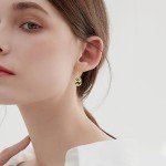 Sterling Silver Hummingbird Dangle Earrings with Onyx