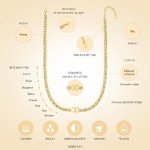 Double D Initial Gold Plated Choker Necklace