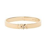 Michael Kors Gold MK Logo Bangle Bracelet