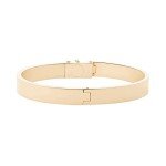 Michael Kors Gold MK Logo Bangle Bracelet