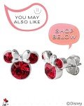 Minnie Mouse Birthstone Pendant Necklace for Women