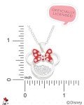 Minnie Mouse Birthstone Pendant Necklace for Women