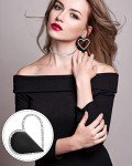 Heart-Shaped Clutch, Necklace & Earrings Set