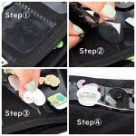Travel Brooch Pin Case with 10 Pages (Grey)
