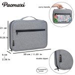 Travel Brooch Pin Case with 10 Pages (Grey)