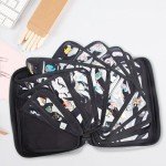 Travel Brooch Pin Case with 10 Pages (Grey)