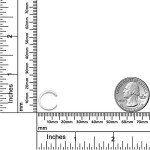 Sterling Silver Double Row CZ Ear Cuff