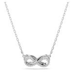 Swarovski Infinity Pendant Necklace with Clear Crystals