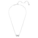 Swarovski Infinity Pendant Necklace with Clear Crystals