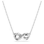Swarovski Infinity Pendant Necklace with Clear Crystals