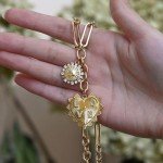 Heart Charm Necklace - 18K Gold Plated Choker