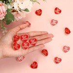 Heart Button Pins - 100 Pack - Motivational Gifts