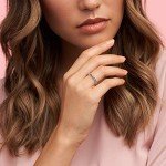 PANDORA Stackable Band of Hearts Ring for Her