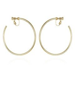 Gold-Tone Large Clip-On Hoop Earrings by Vince Camuto