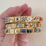 Custom Gold Italian Charm Bracelet with Tools