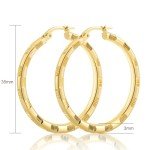 Thick 14k Gold Hoops for Women - Trendy Design