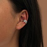 Celtic Non-Piercing Sterling Silver Ear Cuffs