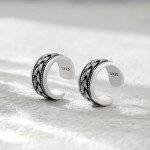 Celtic Non-Piercing Sterling Silver Ear Cuffs