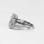 Michooyel 1.5ct Marquise Cut Bridal Ring Set