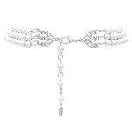 Teardrop Pearl Jewelry Set with Choker & Bracelet