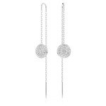 Swarovski Meteora Drop Earrings with Clear Crystals