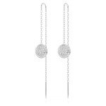 Swarovski Meteora Drop Earrings with Clear Crystals