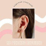 14k Gold Adjustable Non-Pierced Ear Cuff
