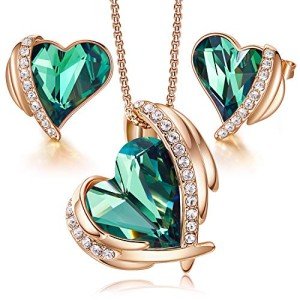 Pink Angel Rose Gold Jewelry Set for Moms